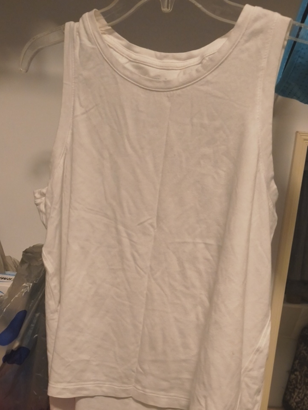 Women's White Sleeveless Tank Top - Soft Everyday Layer
